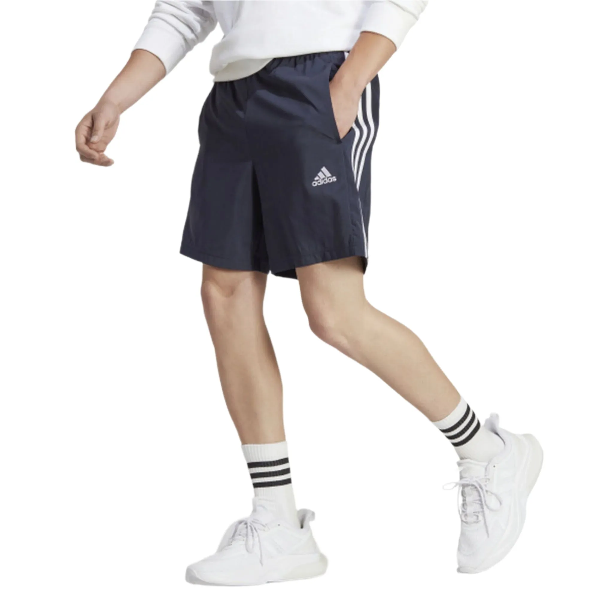 Adidas Mens Essentials Chelsea 3-Stripes Short