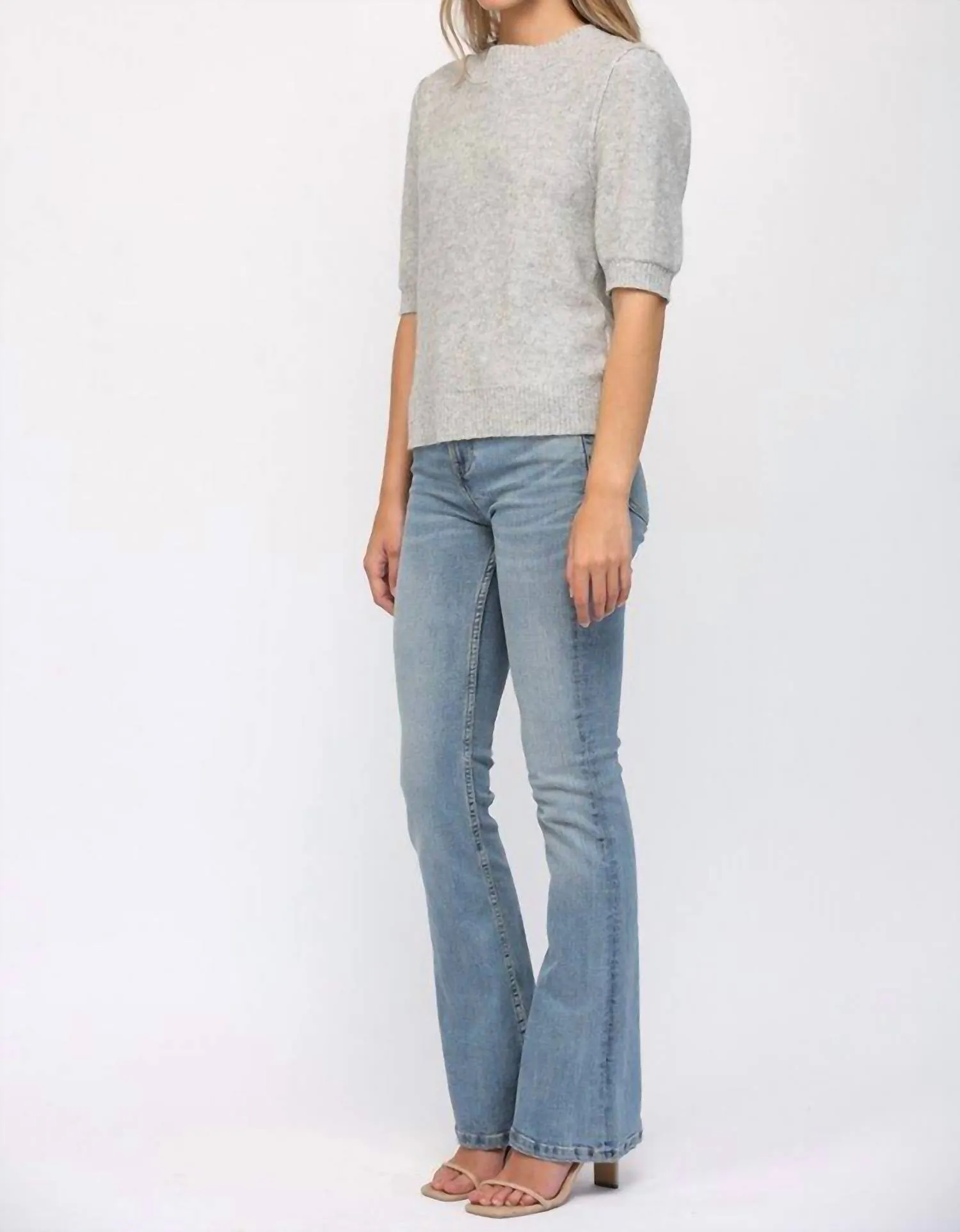 Admina Sweater In Heather Grey
