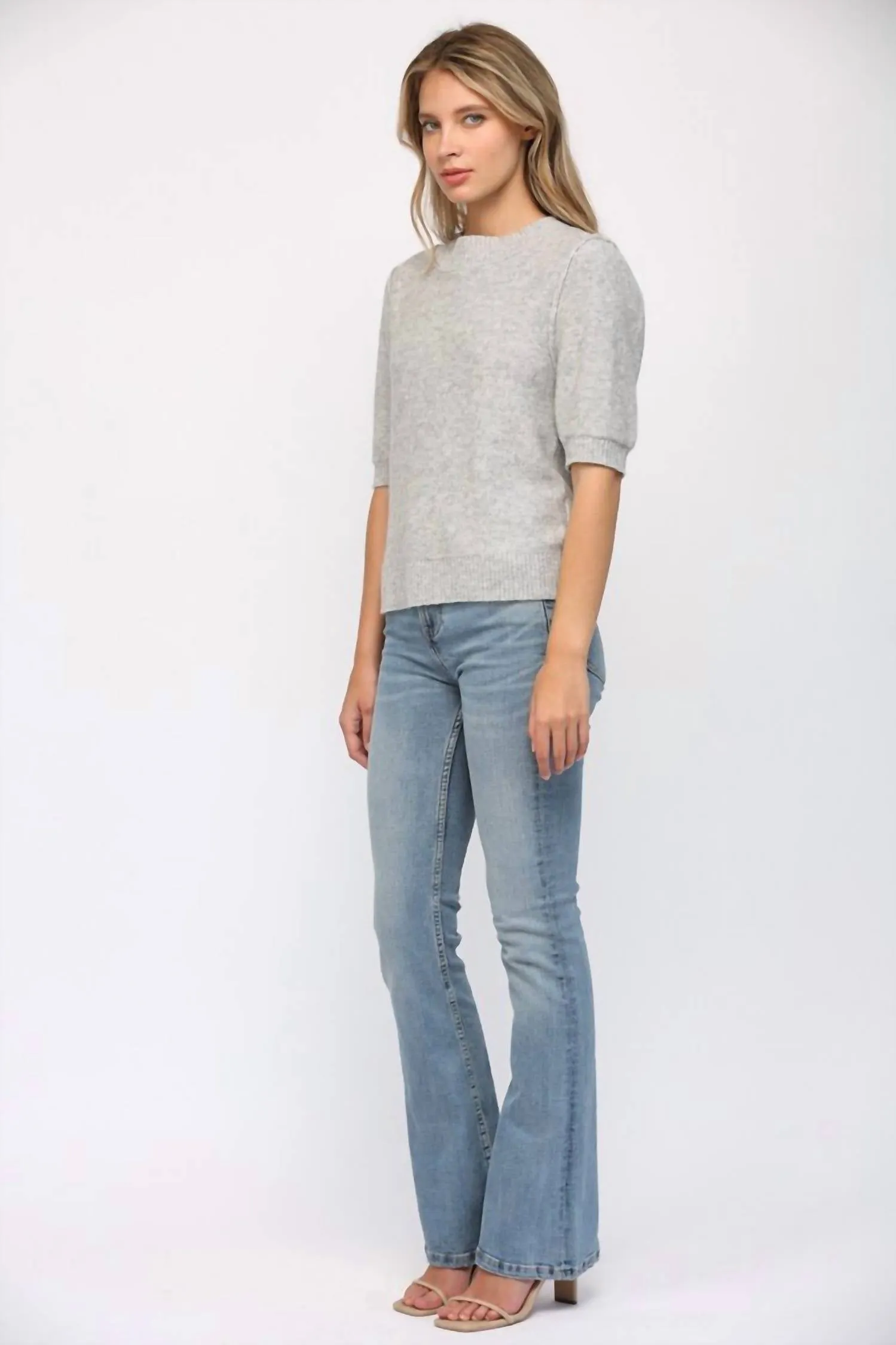 Admina Sweater In Heather Grey