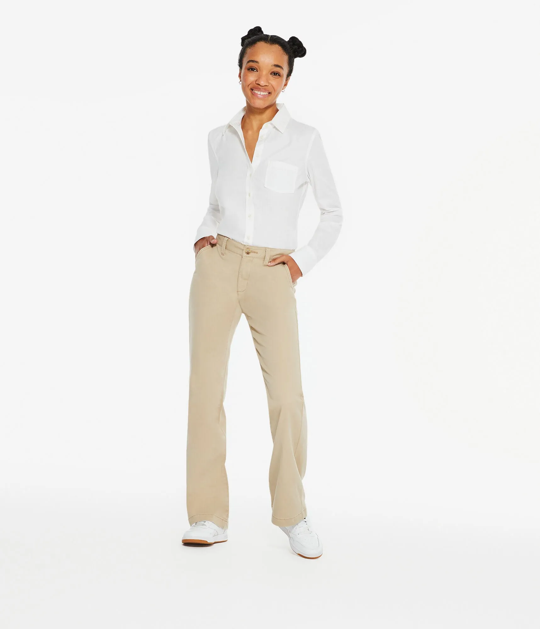 Aeropostale Women's Classic Uniform Twill Pants