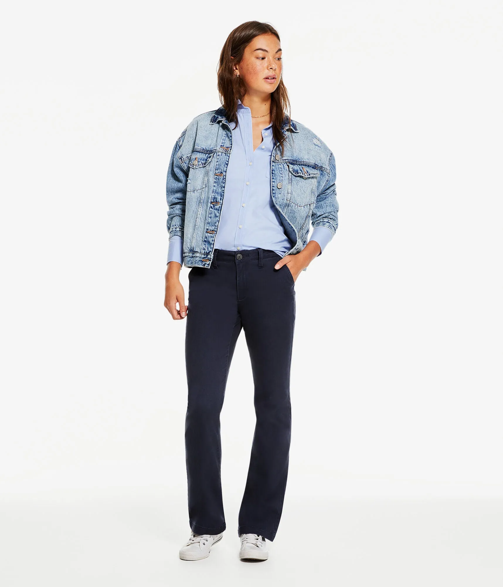 Aeropostale Women's Classic Uniform Twill Pants