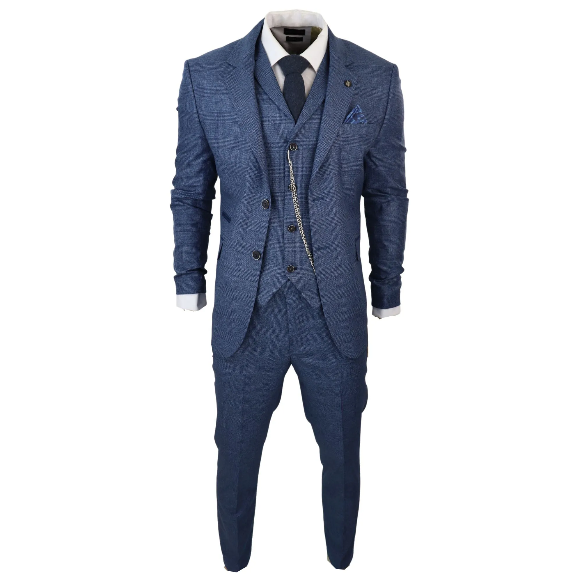 AK-09 Herringbone Tweed 3 Piece Suit