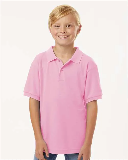 AllPro 62800Y Youth Pique Polo