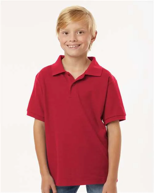 AllPro 62800Y Youth Pique Polo