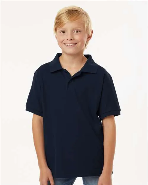 AllPro 62800Y Youth Pique Polo