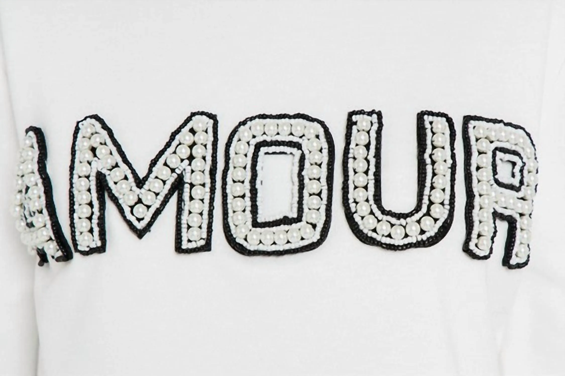Amour Sweatshirt In White