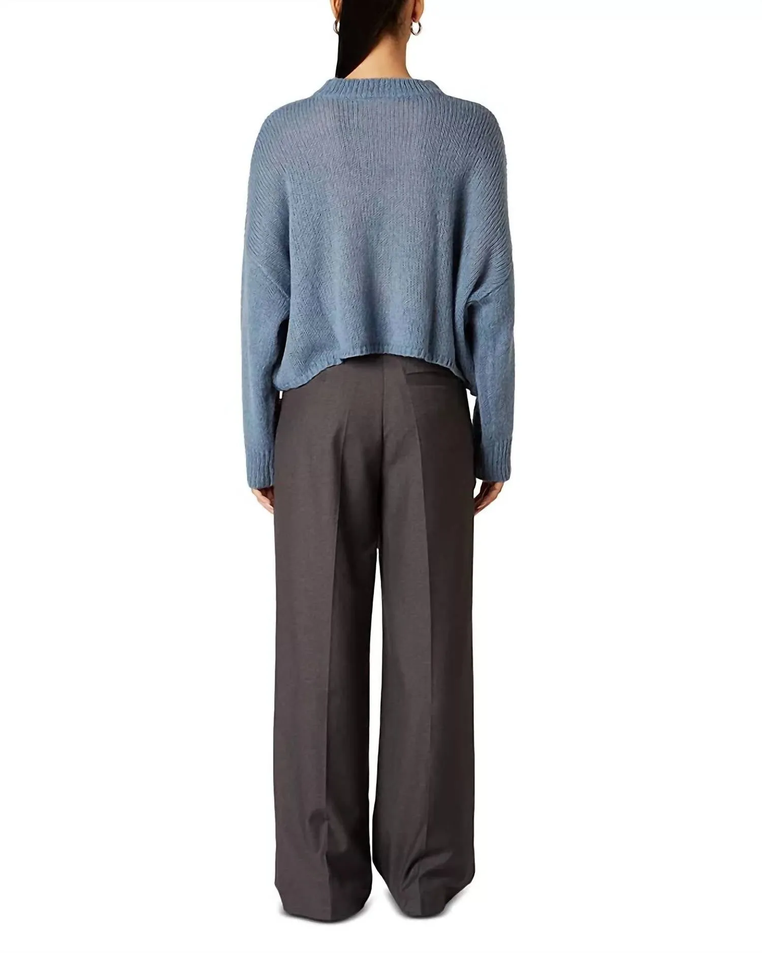 Ariana Sweater In Slate Blue