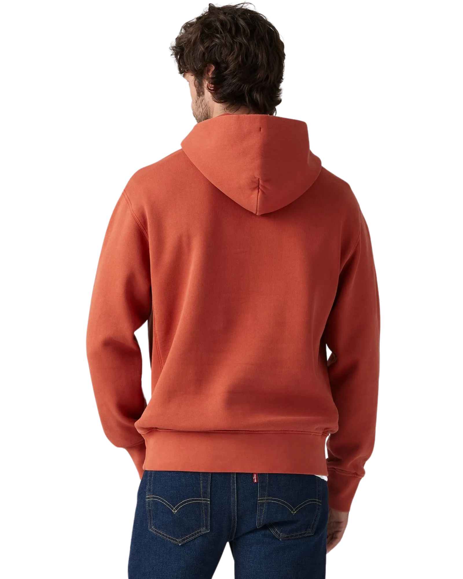 Authentic Hoodie in Garment Dye Ketchup