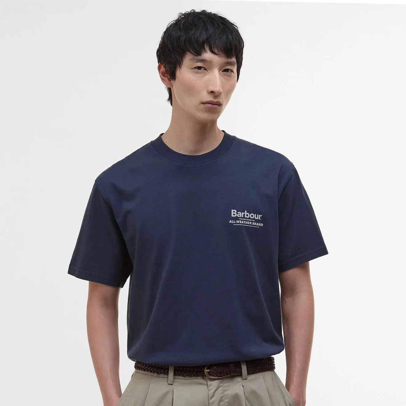 Barbour Outdoors Graphic Fit T-Shirt Navy