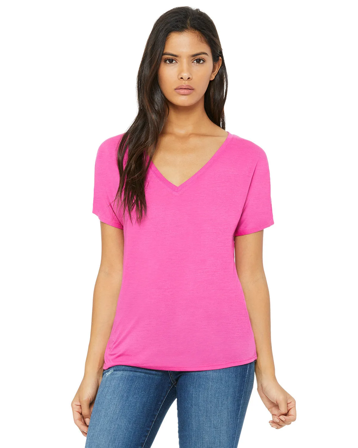 Bella   Canvas 8815 Ladies' Slouchy V-Neck T-Shirt