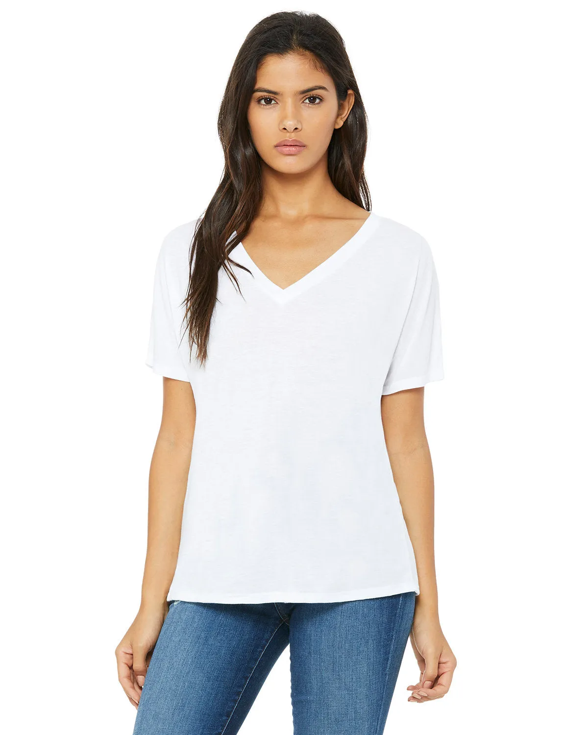 Bella   Canvas 8815 Ladies' Slouchy V-Neck T-Shirt