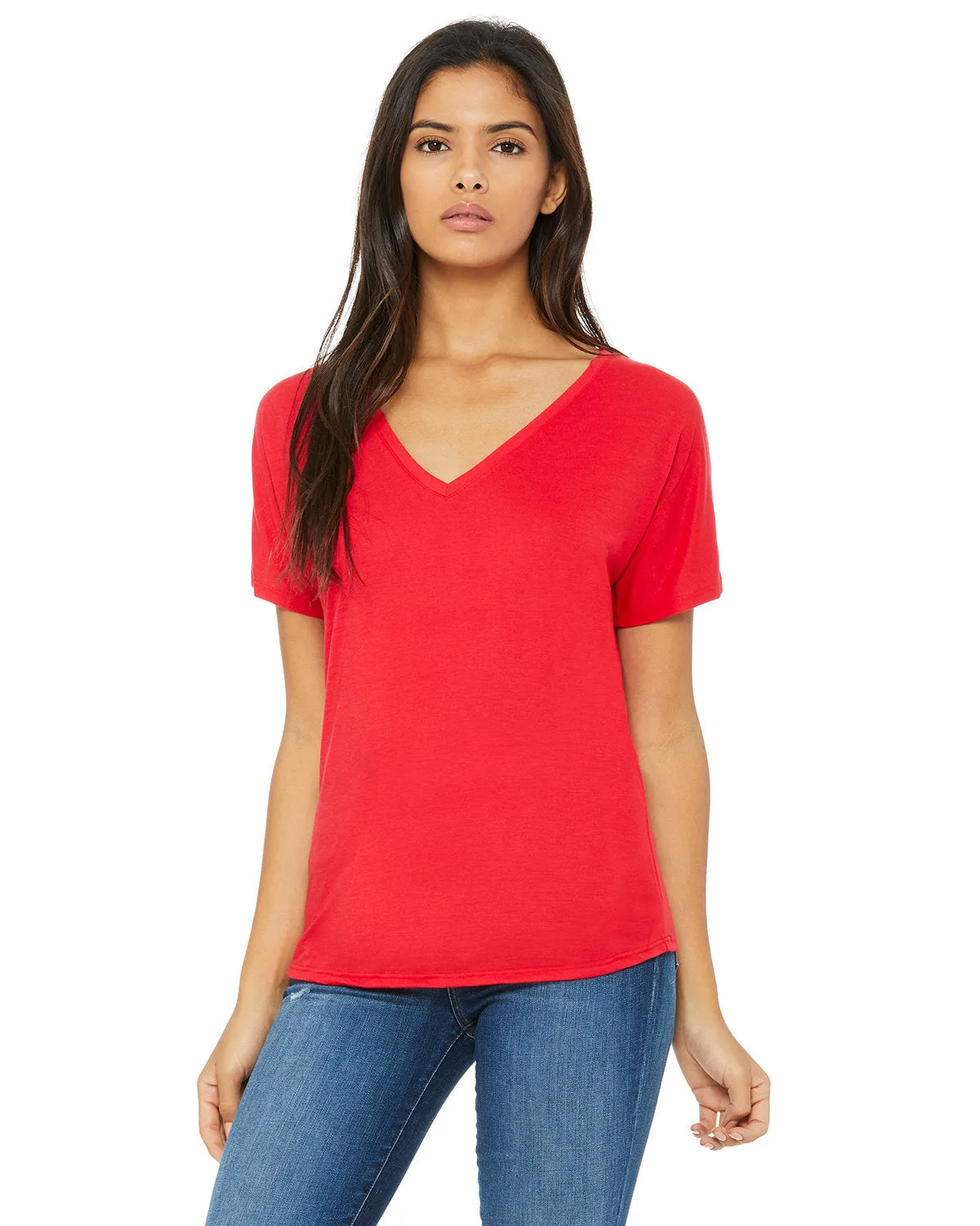 Bella   Canvas 8815 Ladies' Slouchy V-Neck T-Shirt