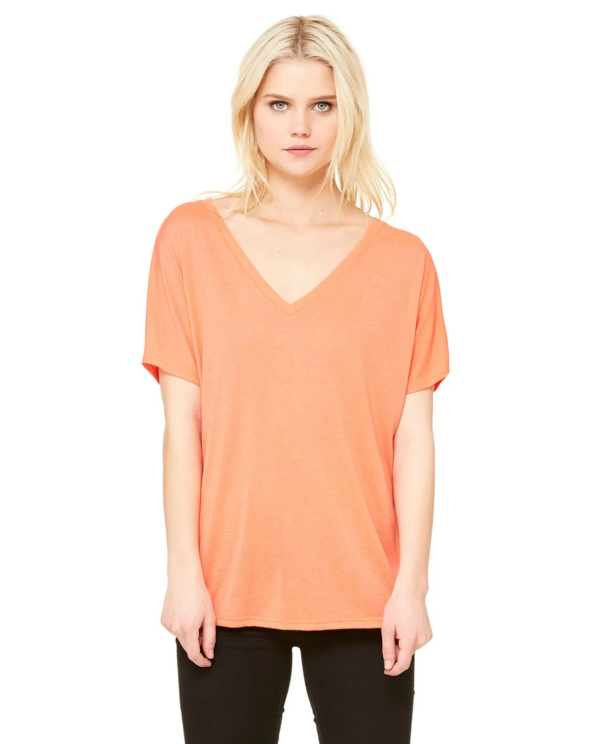 Bella   Canvas 8815 Ladies' Slouchy V-Neck T-Shirt