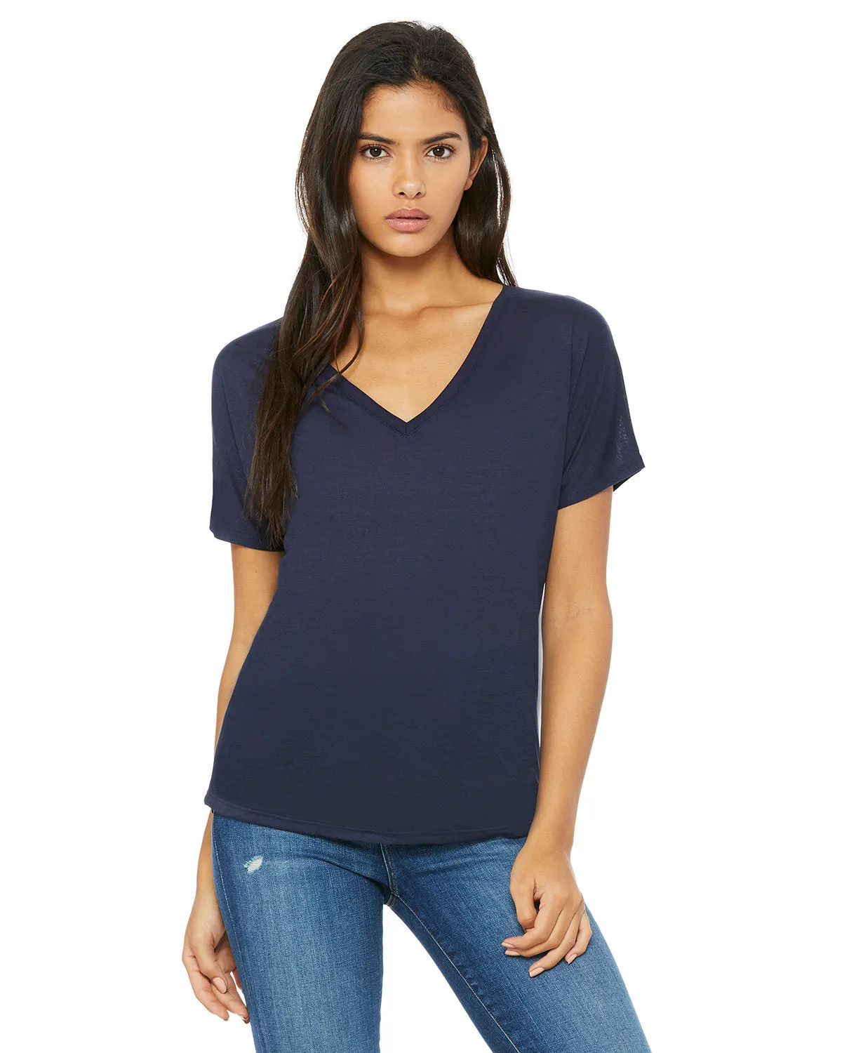 Bella   Canvas 8815 Ladies' Slouchy V-Neck T-Shirt