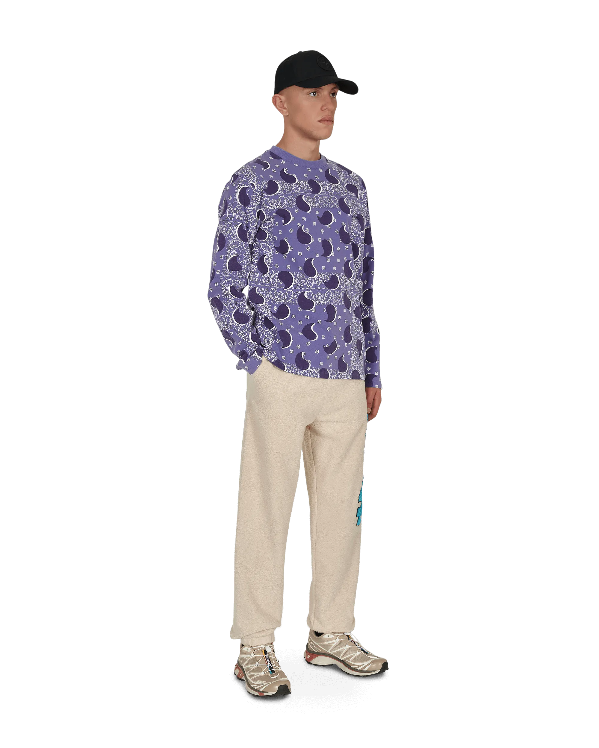 Big Paisley Longsleeve T-Shirt Blue