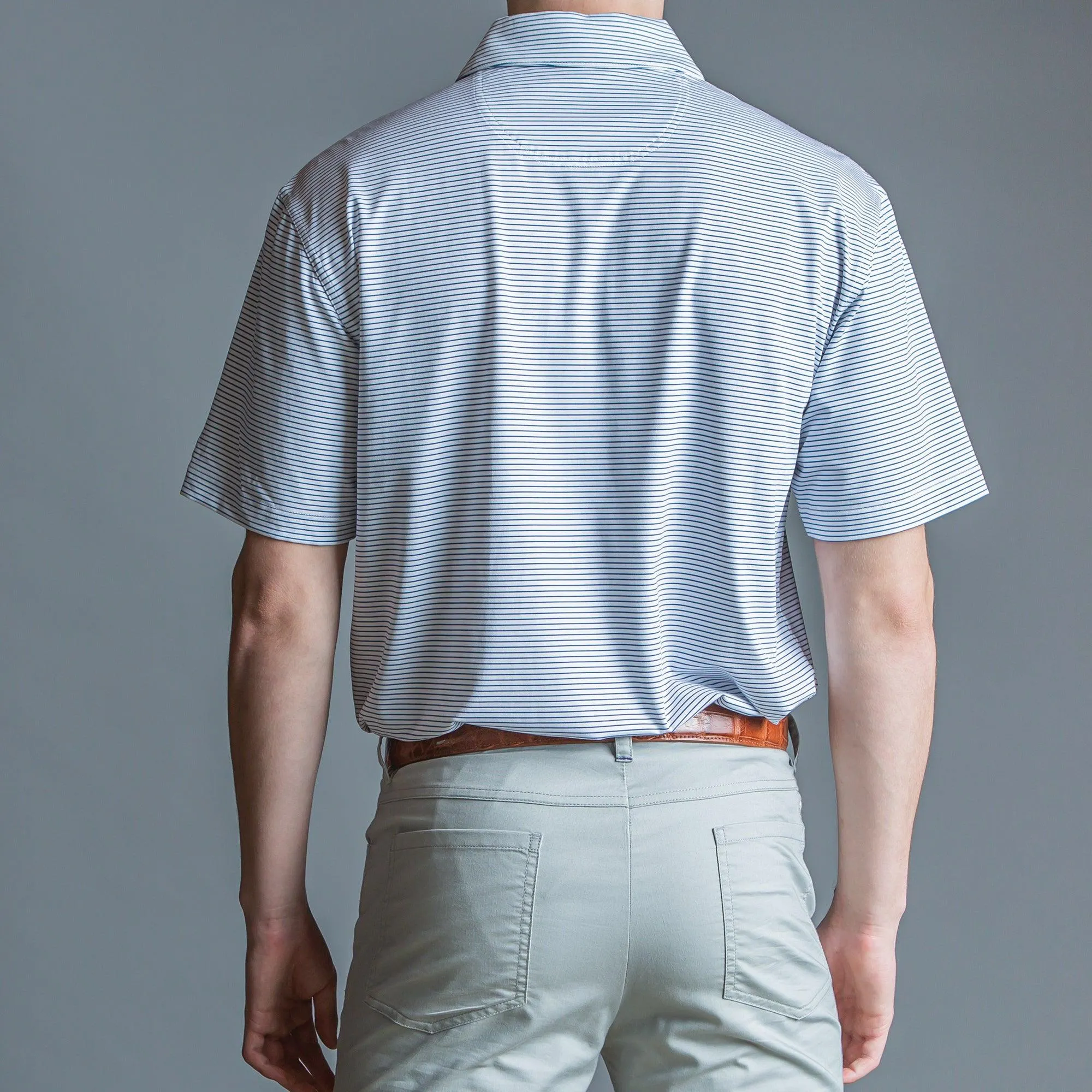 Birdie Stripe Performance Polo