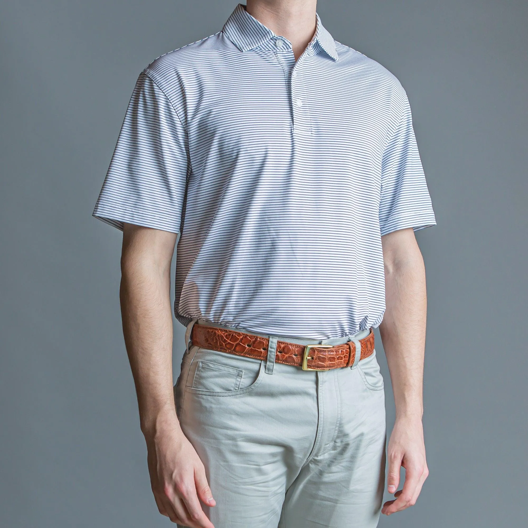 Birdie Stripe Performance Polo