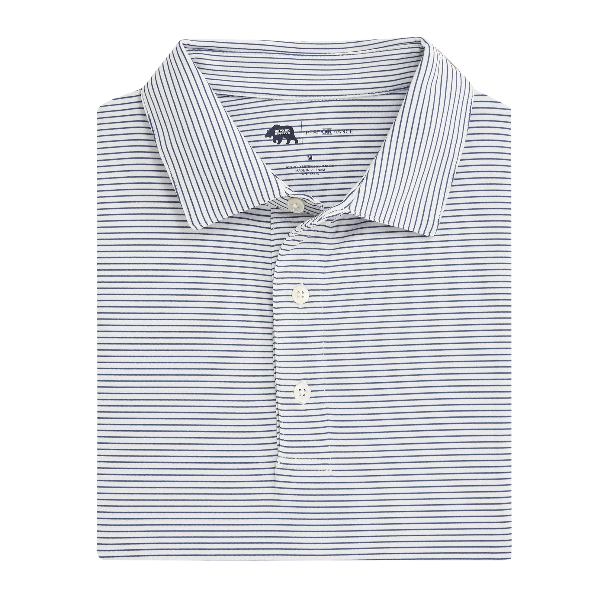 Birdie Stripe Performance Polo