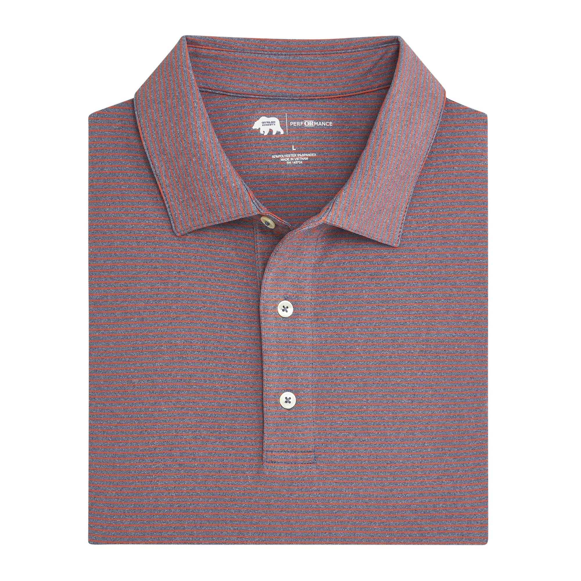 Birdie Stripe Performance Polo