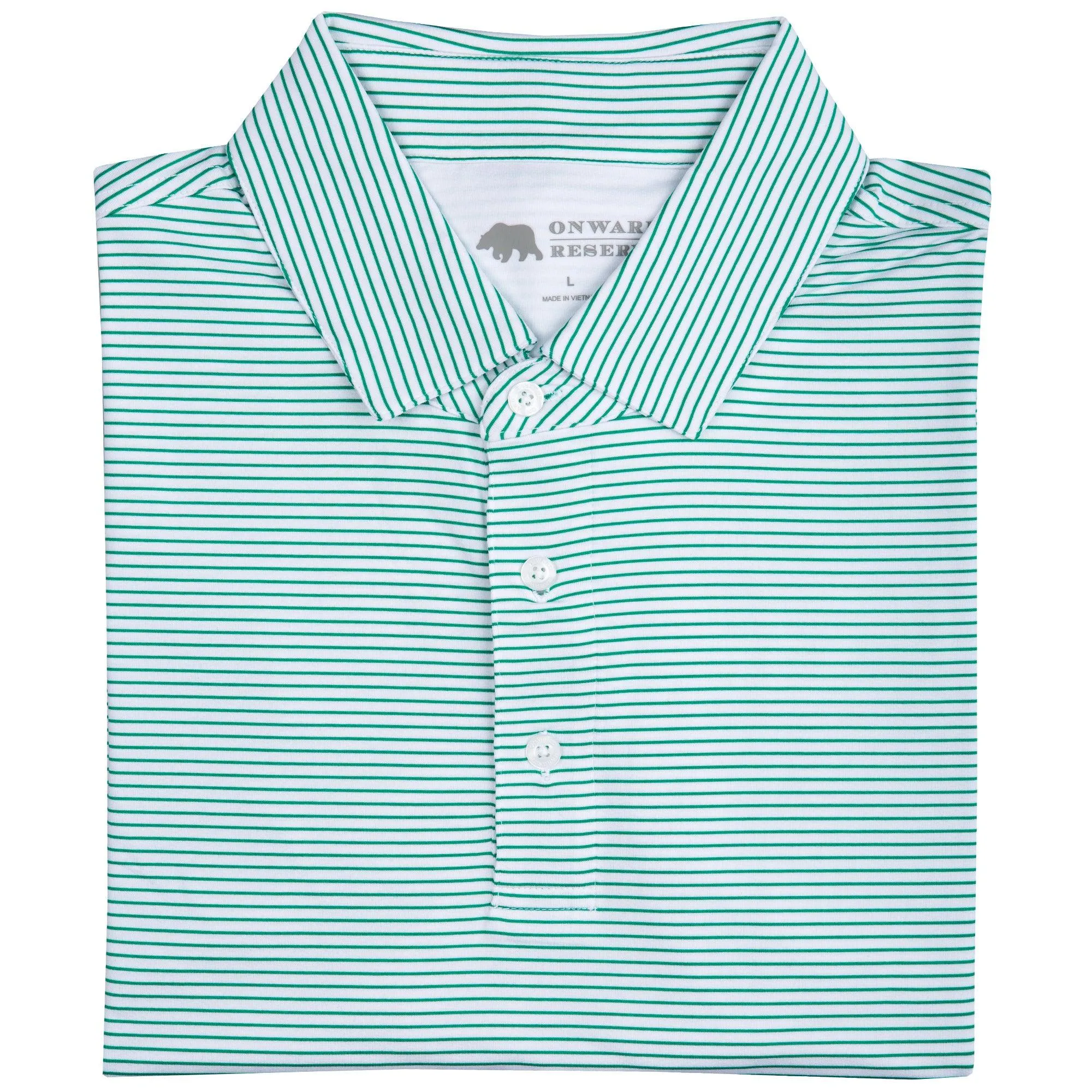 Birdie Stripe Performance Polo