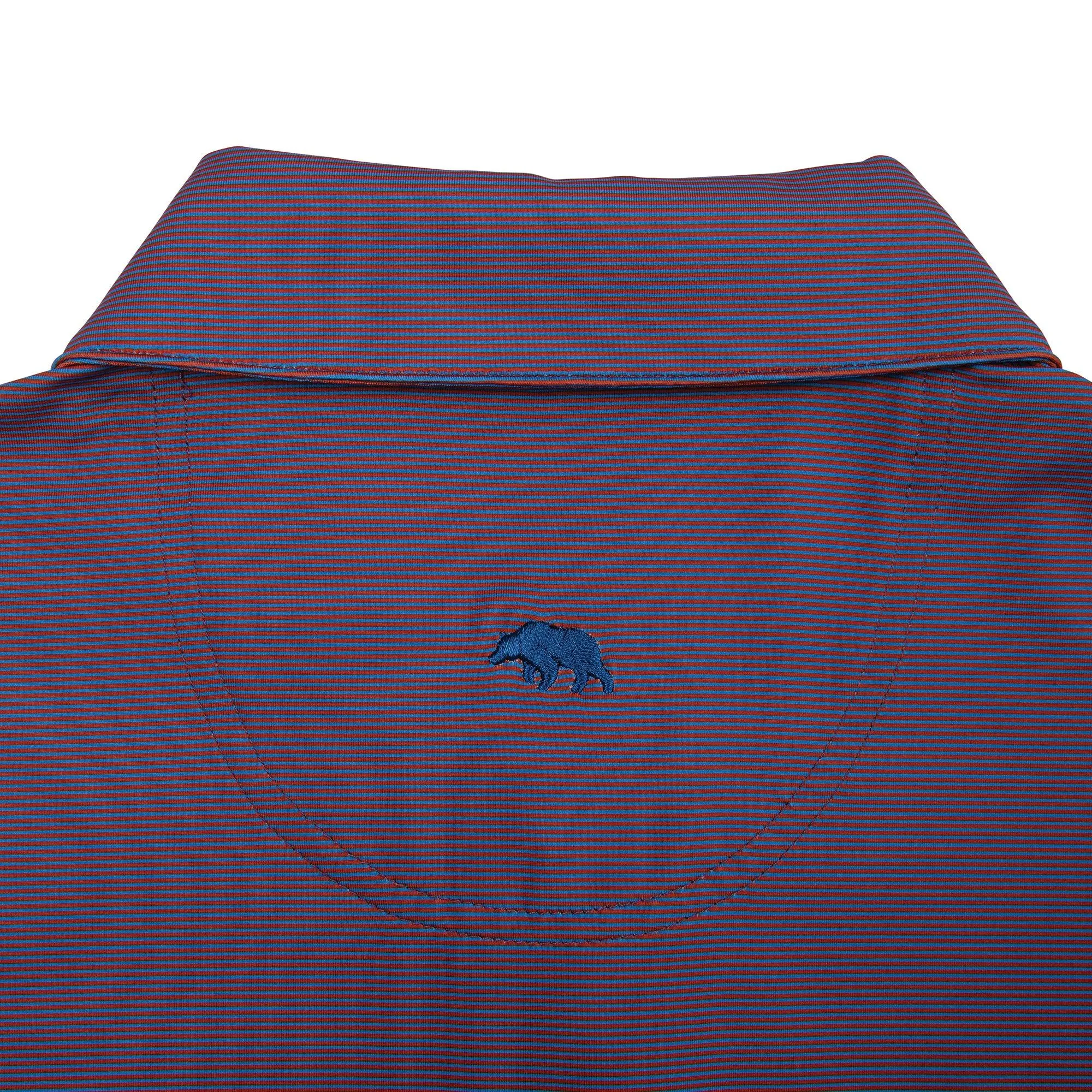 Blade Stripe Performance Polo - Autumn Glaze/Marina