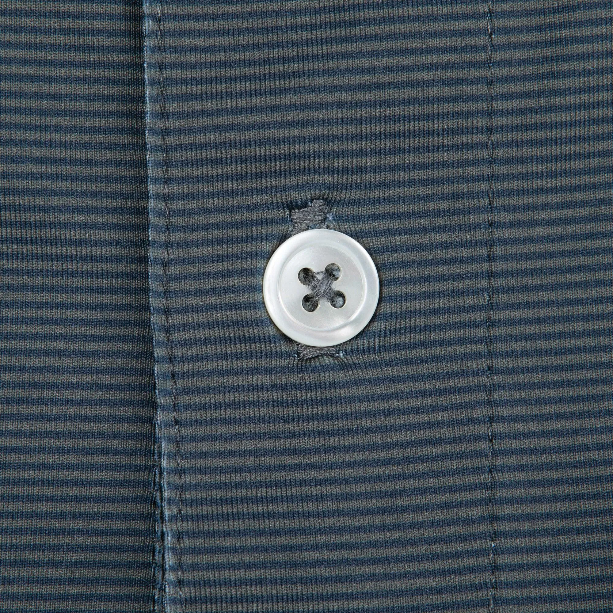 Blade Stripe Performance Polo - Gunmetal/Collegiate Blue