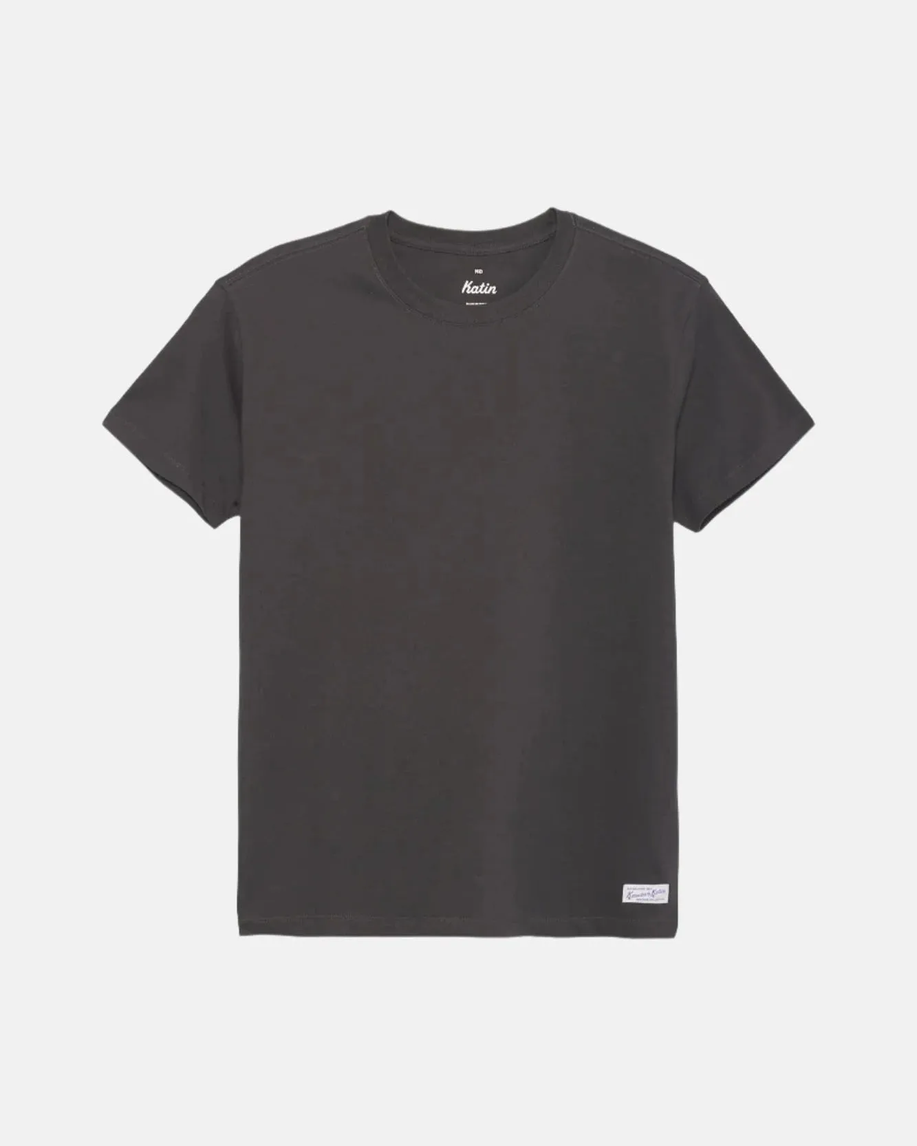 Box Fit Heritage T-Shirt in Black Wash Pigment Dye