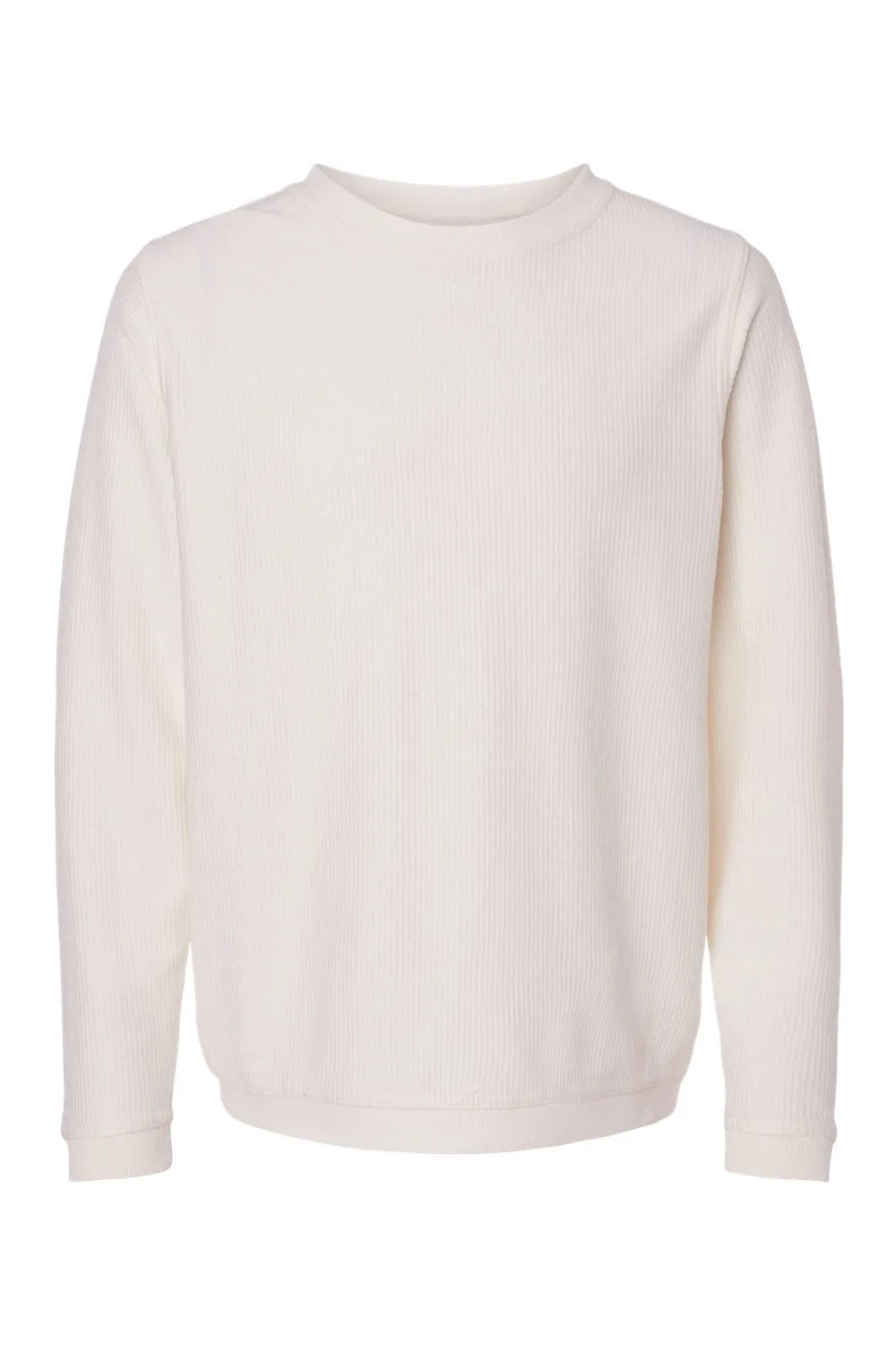 Boxercraft Mens Corduroy Crewneck Sweatshirt - Natural