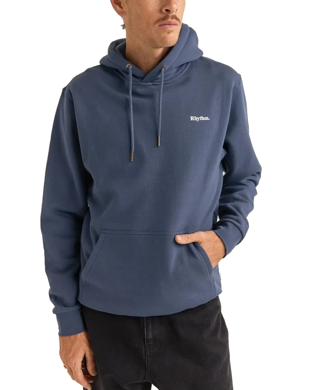 Brand Hoodie in Navy