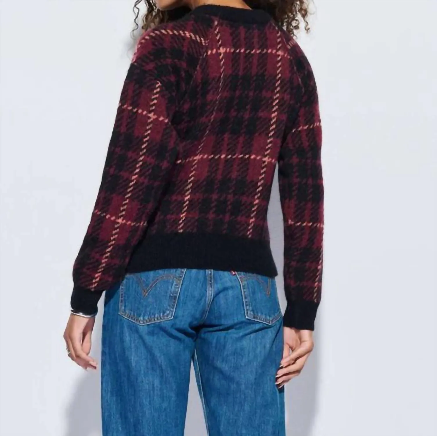 Brice Sweater In Party Plaid