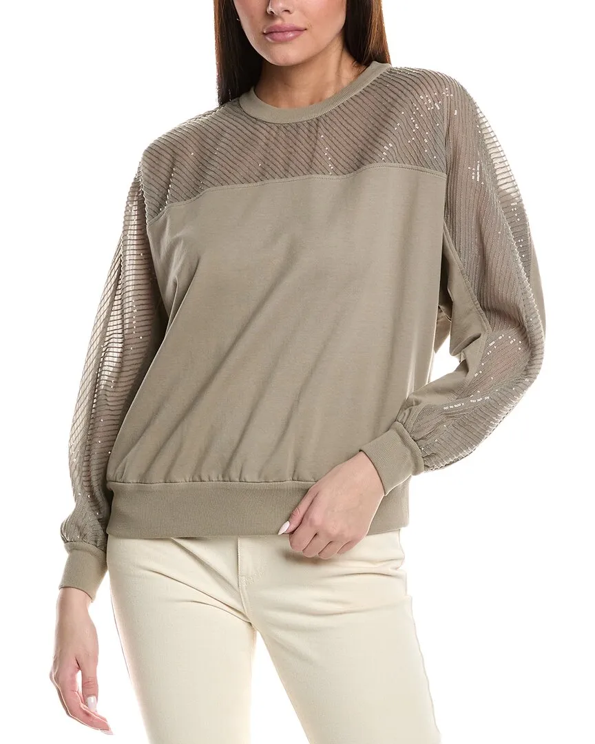 Brunello Cucinelli Silk Sweatshirt