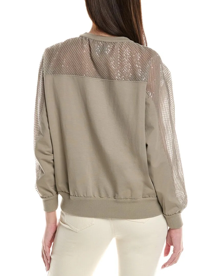 Brunello Cucinelli Silk Sweatshirt