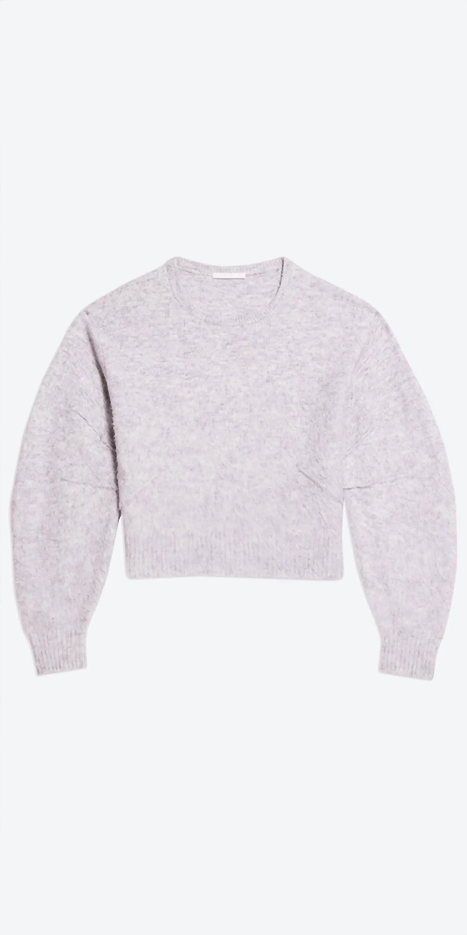 Brushed Apex Sweater In Grey