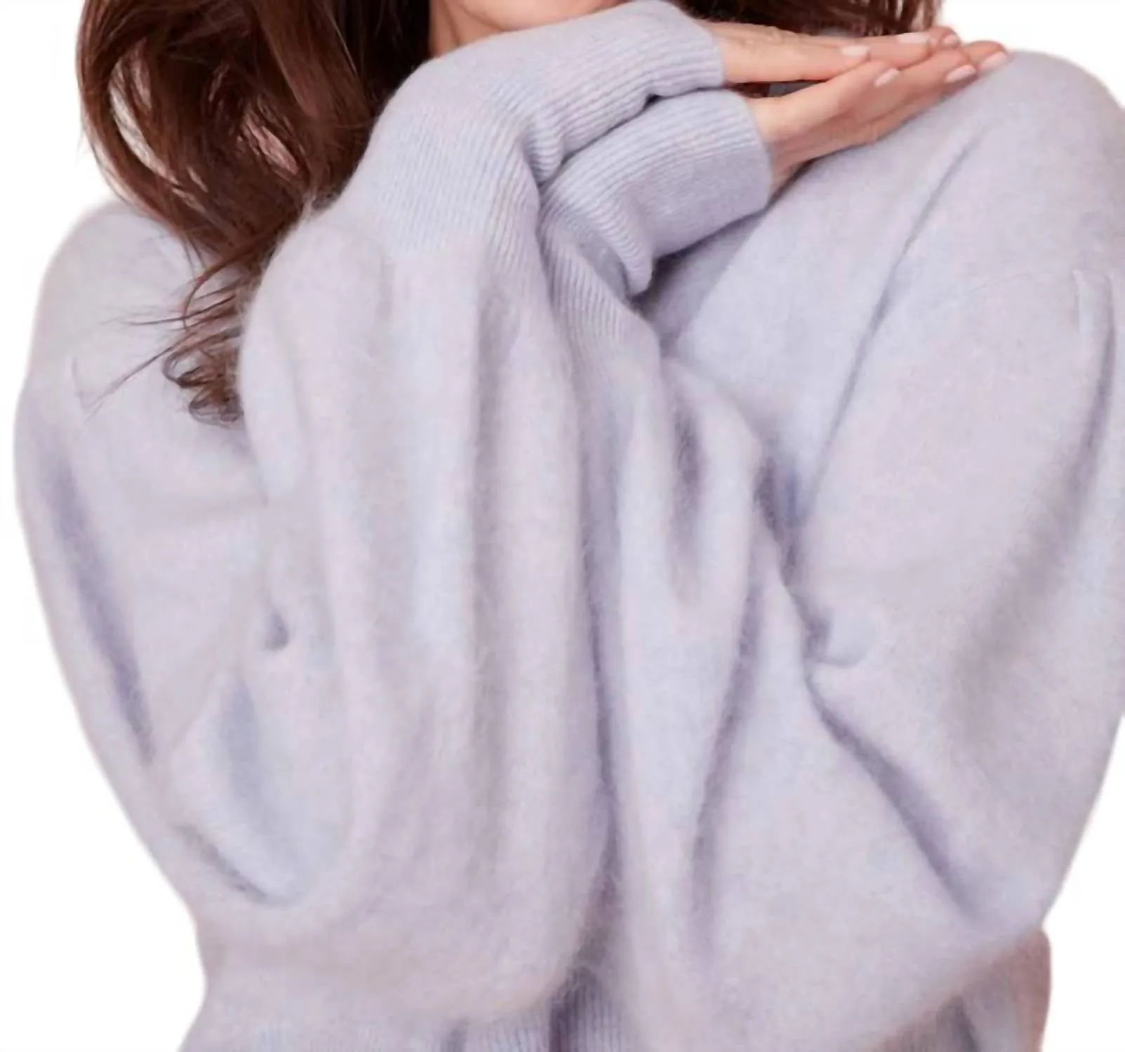 Candela Pullover Sweater In Ice Blue