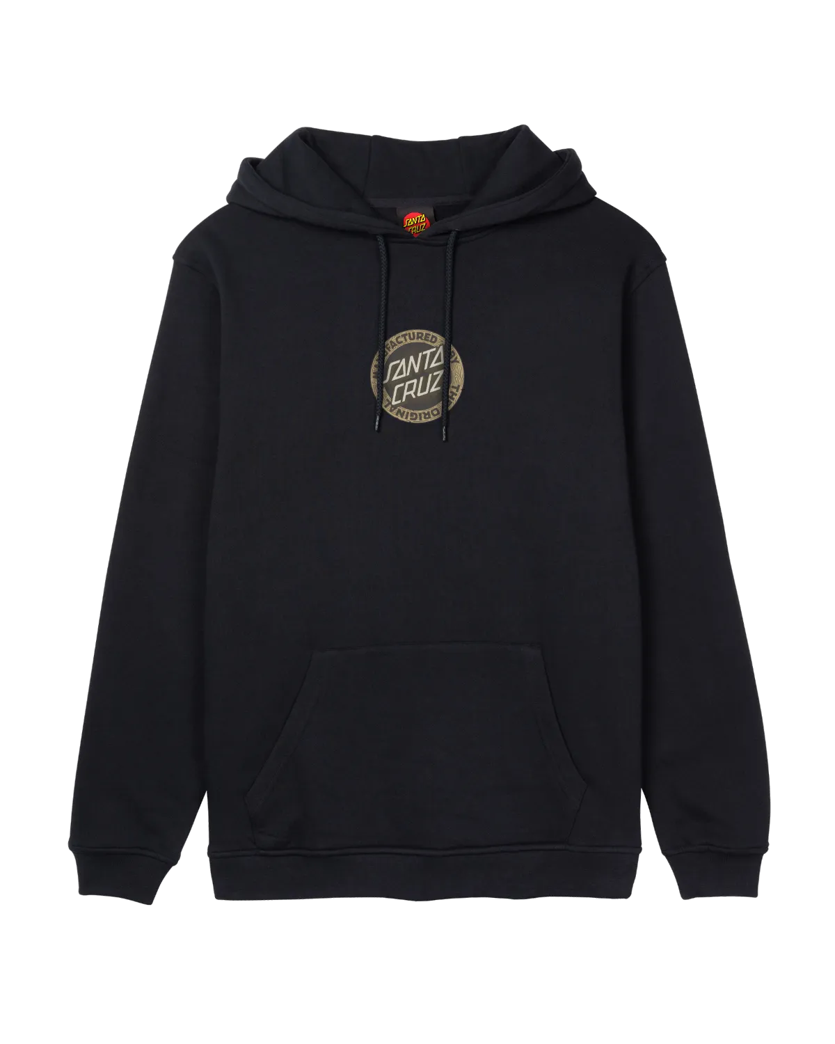 Carved MFG Front Hoodie in Black