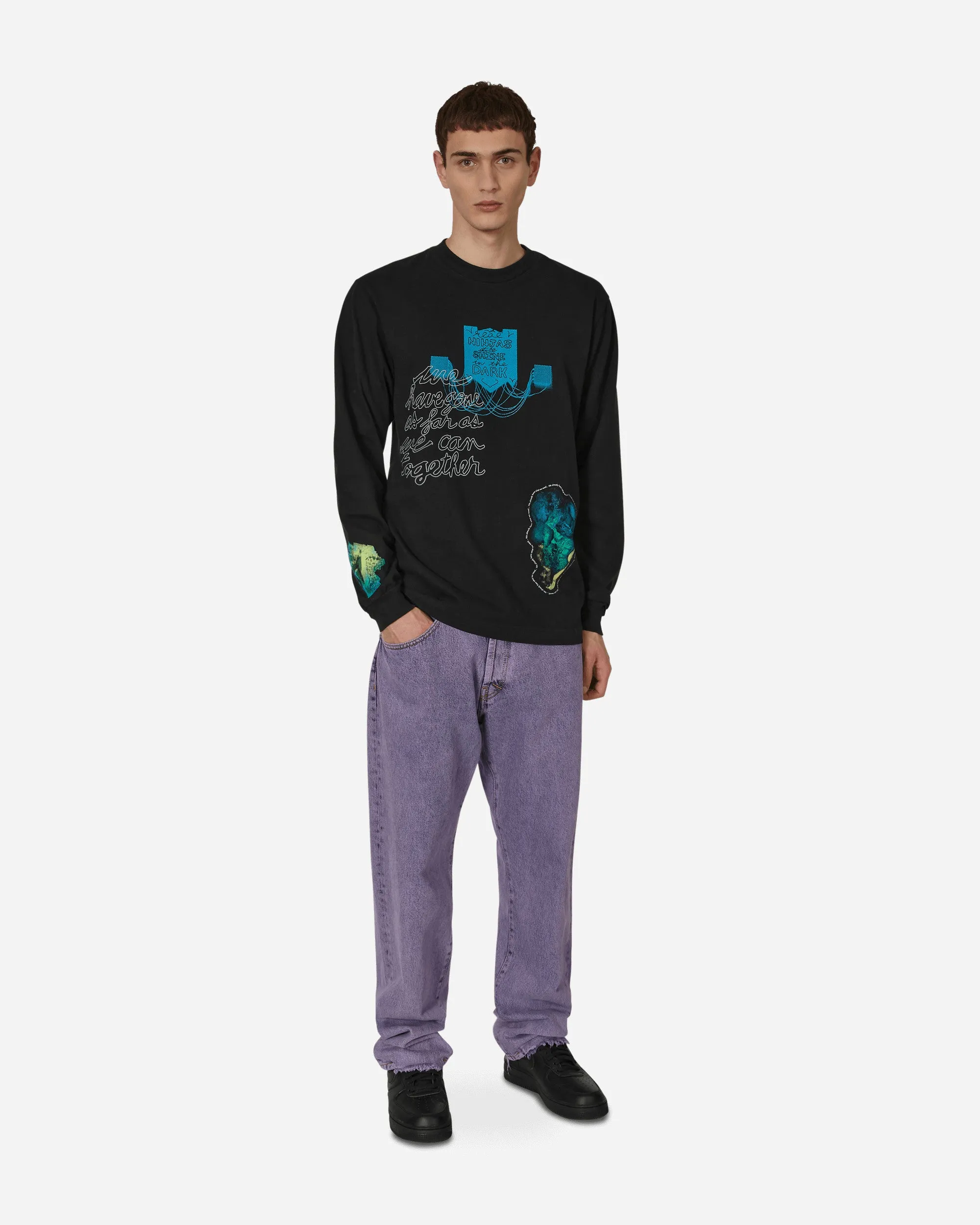 Cauleen Smith Ninjas In The Dark Longsleeve T-Shirt Black