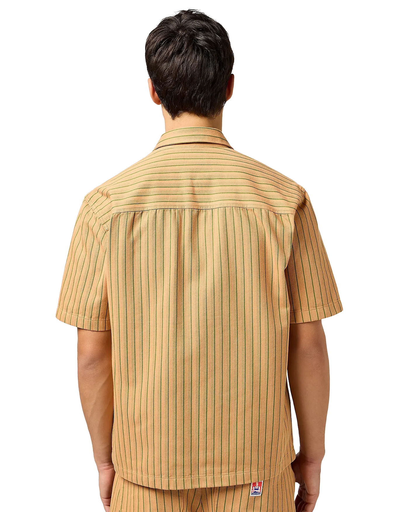 CJ Mechanic Shirt in Orange Stripe