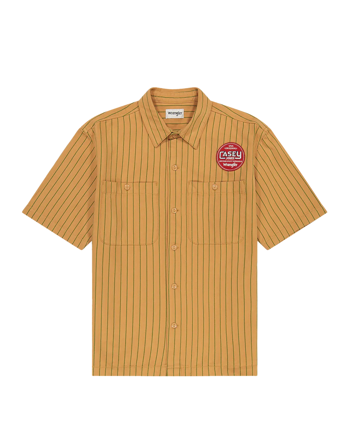 CJ Mechanic Shirt in Orange Stripe
