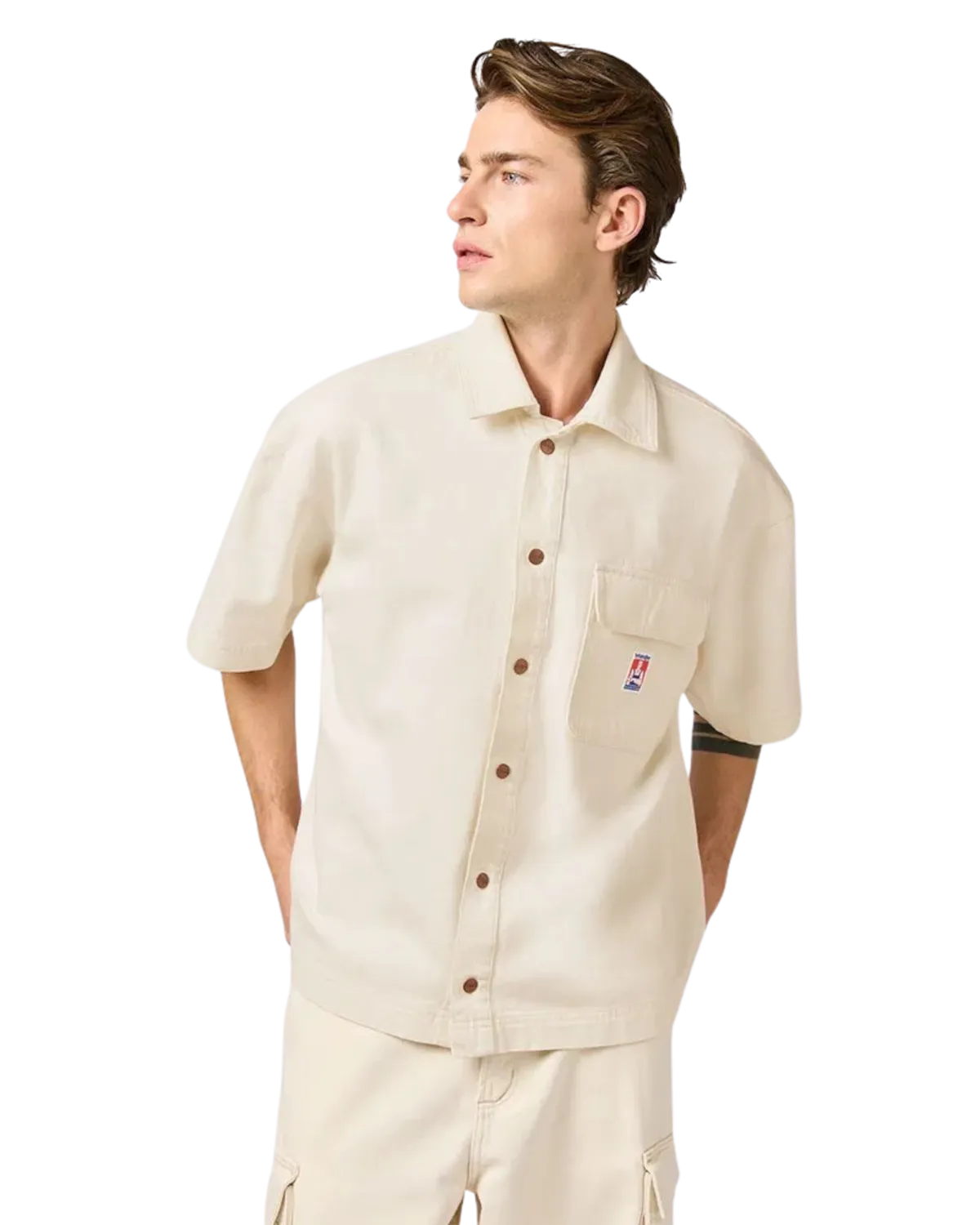 CJ Overshirt in Ecru
