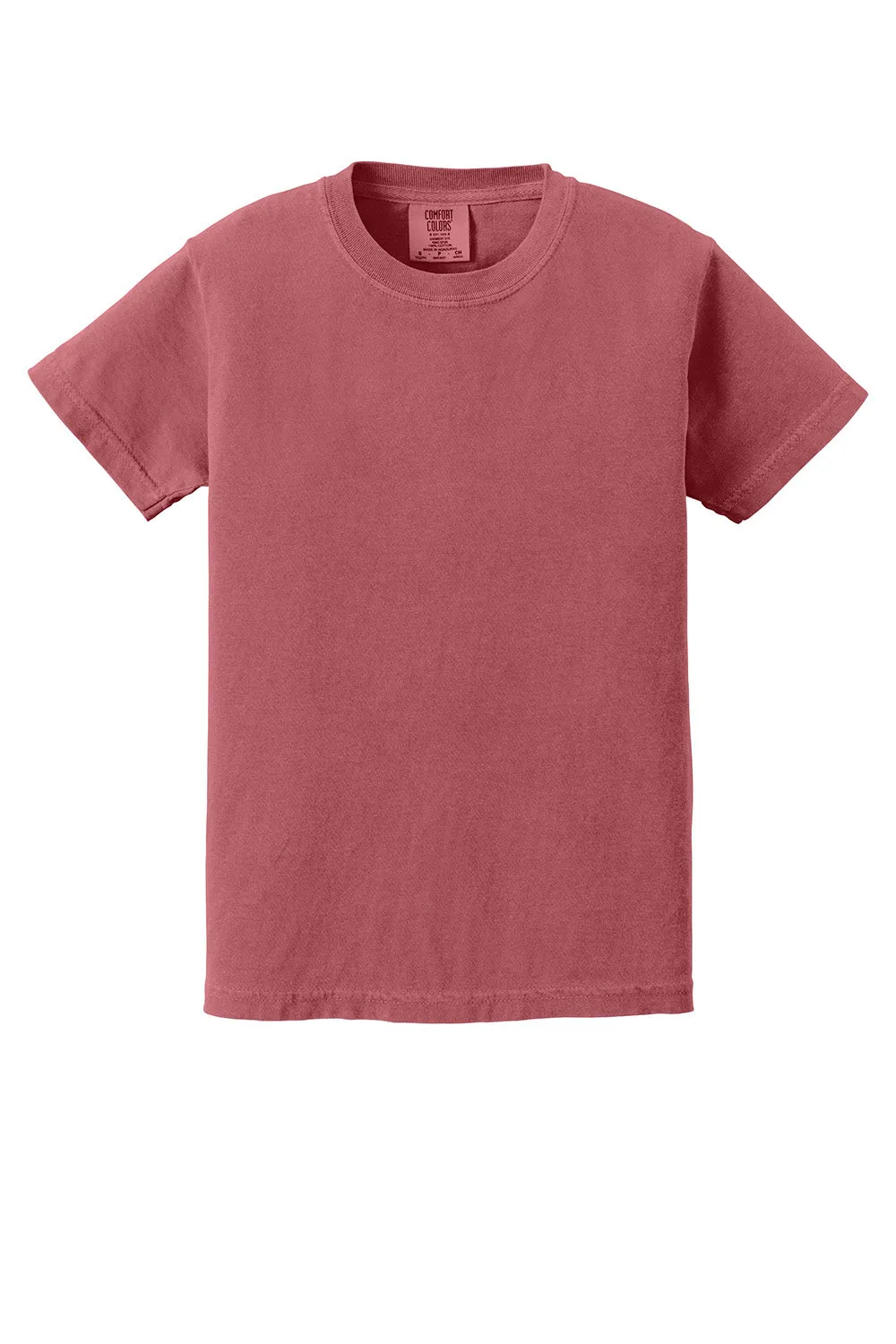 Comfort Colors Youth Short Sleeve Crewneck T-Shirt - Crimson Red