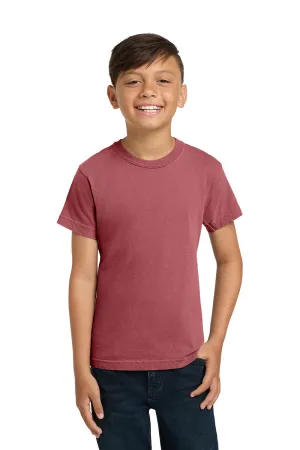 Comfort Colors Youth Short Sleeve Crewneck T-Shirt - Crimson Red