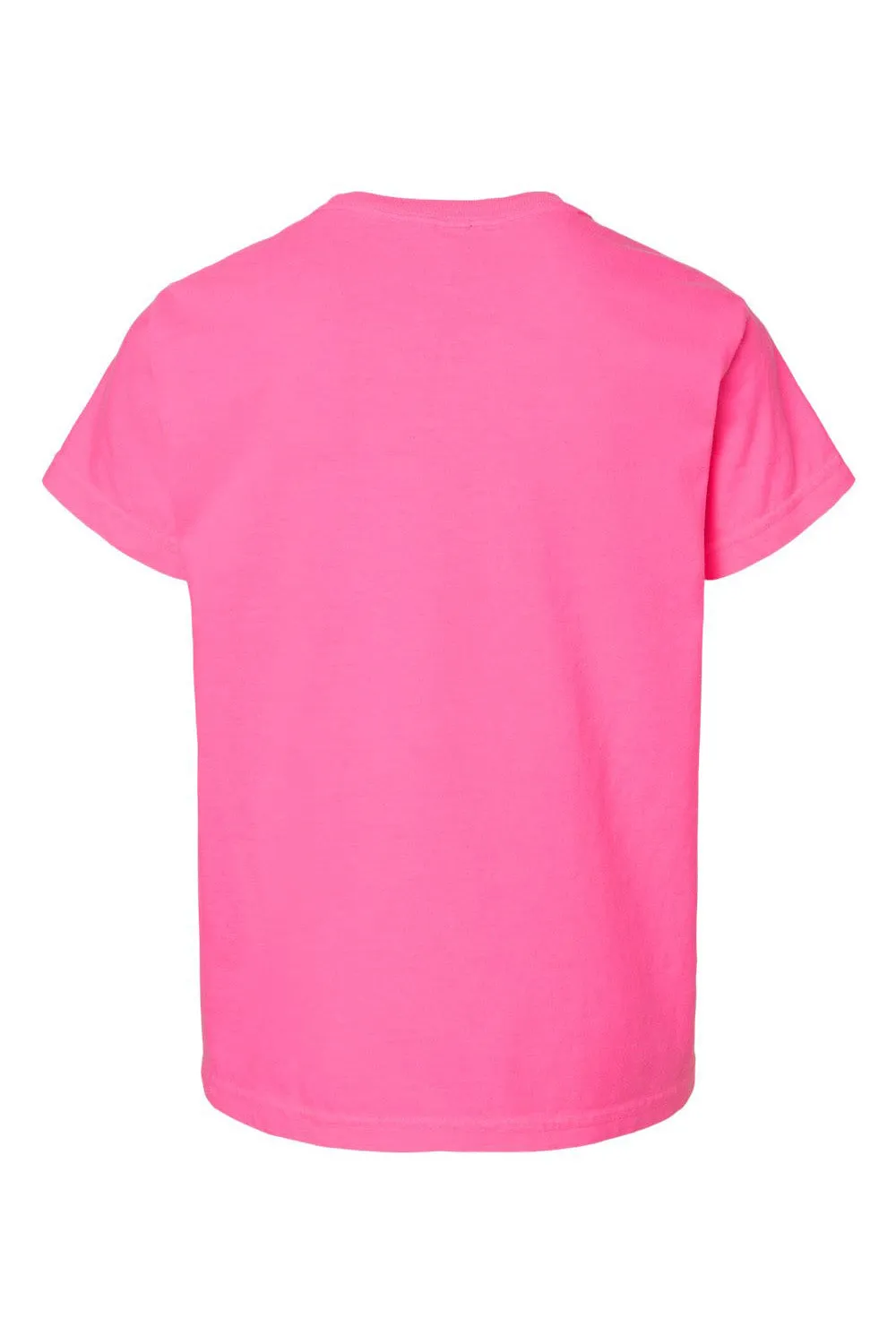 Comfort Colors Youth Short Sleeve Crewneck T-Shirt - Neon Pink