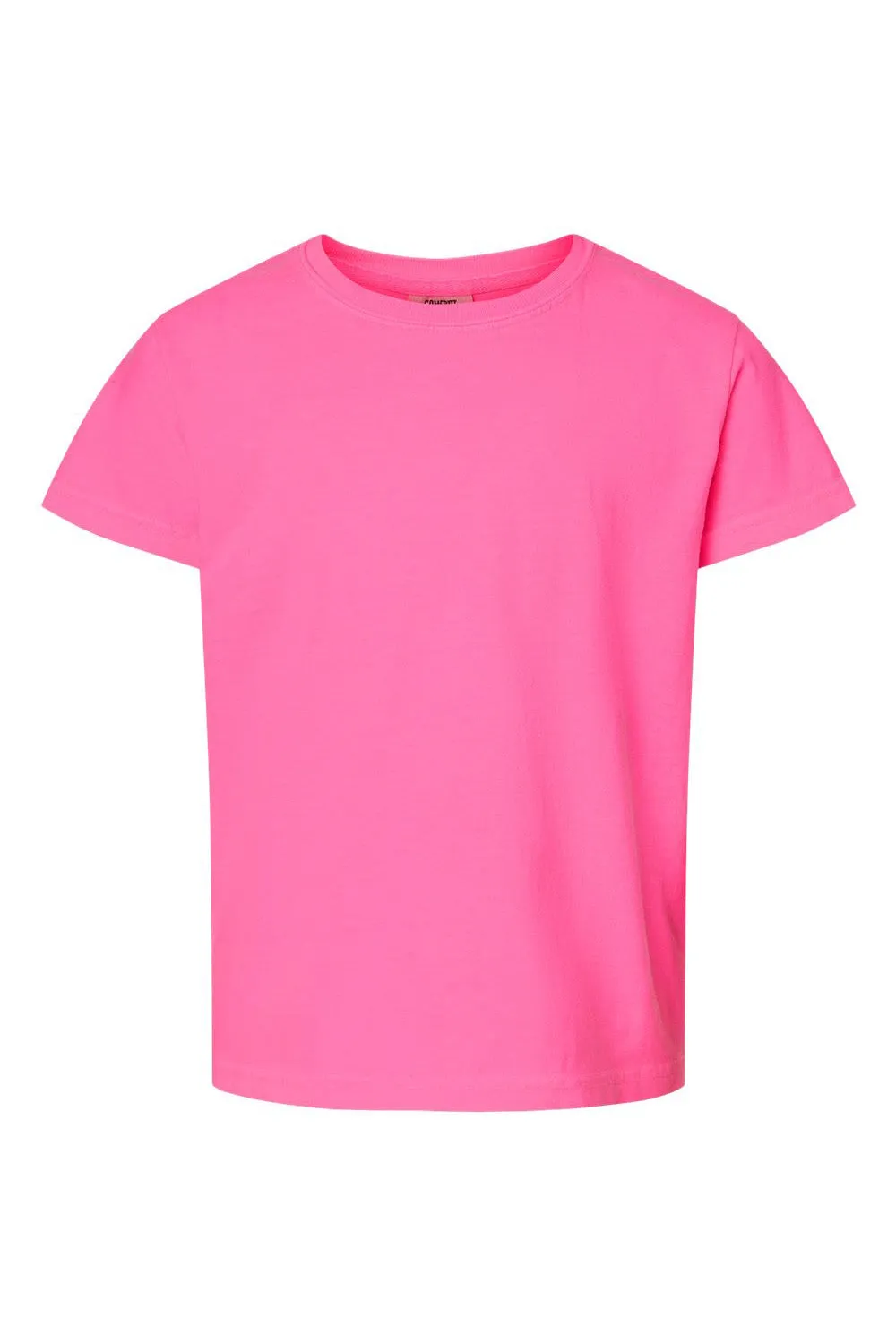Comfort Colors Youth Short Sleeve Crewneck T-Shirt - Neon Pink