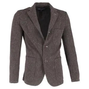 Comme Des Garcons Single-Breasted Blazer in Brown Wool