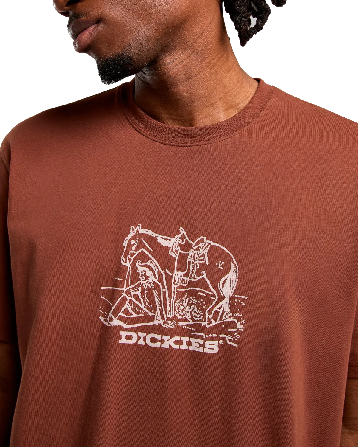 Companion Center Logo T-Shirt in Cappuccino