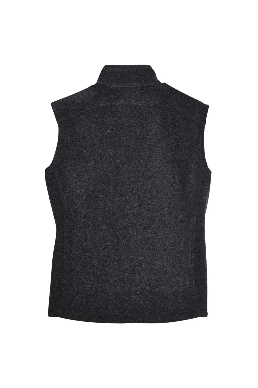 Core 365 Womens Journey Pill Resistant Fleece Full Zip Vest - Heather Charcoal Grey