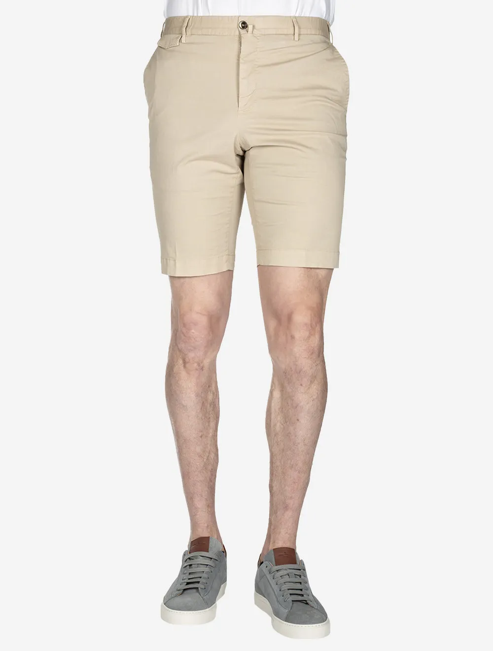 Cotton Shorts Beige