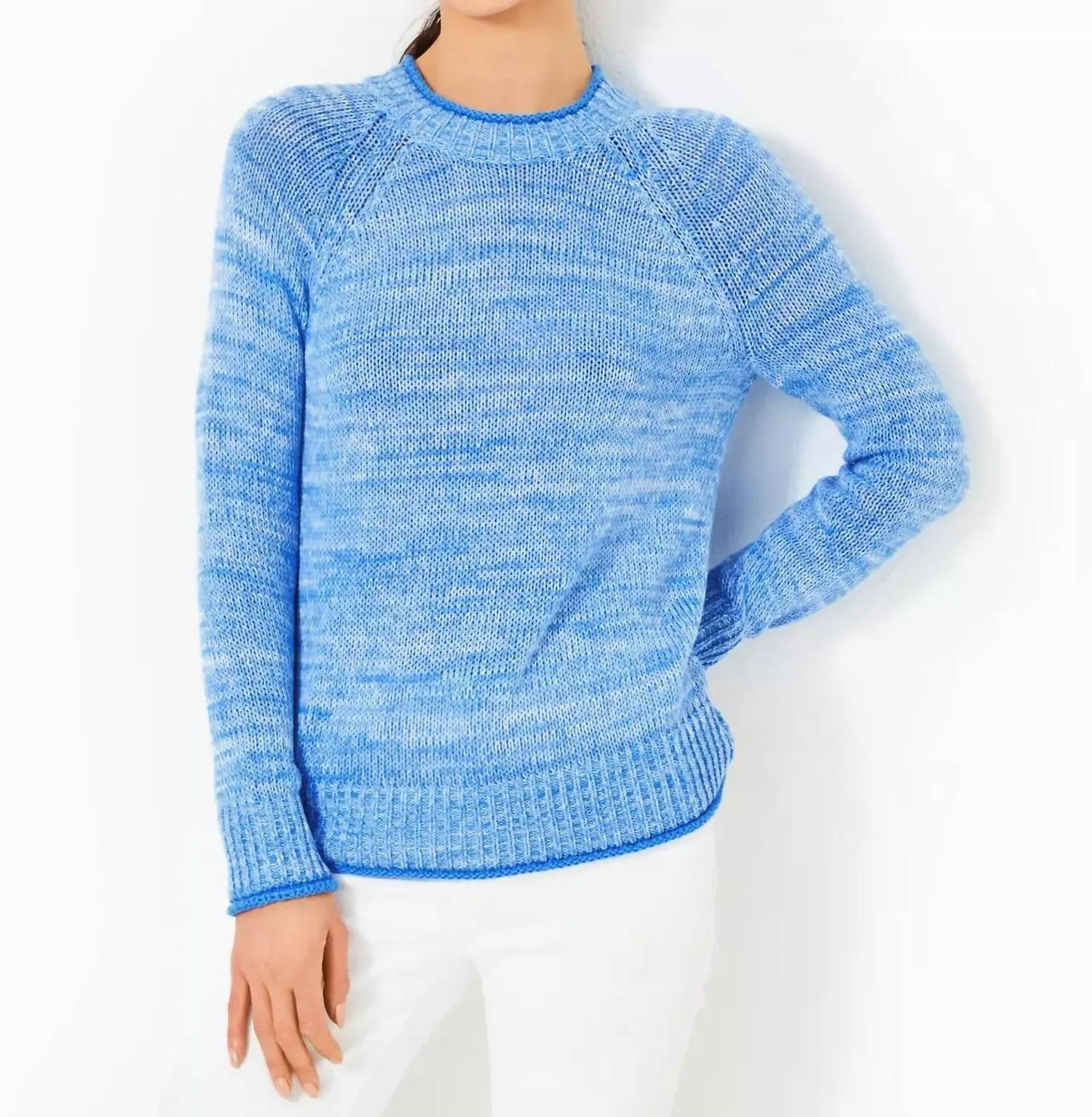 Deba Sweater In Blue Stream Marl