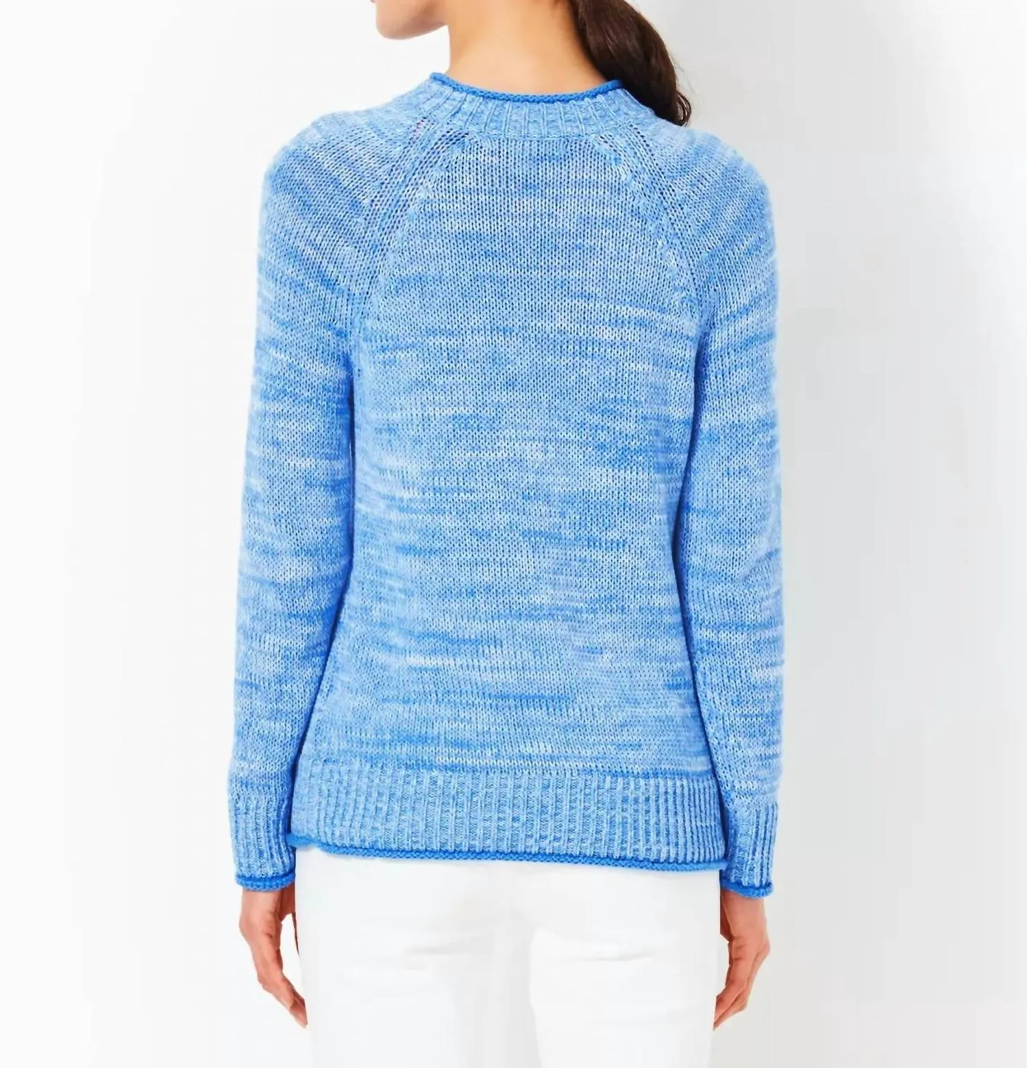 Deba Sweater In Blue Stream Marl