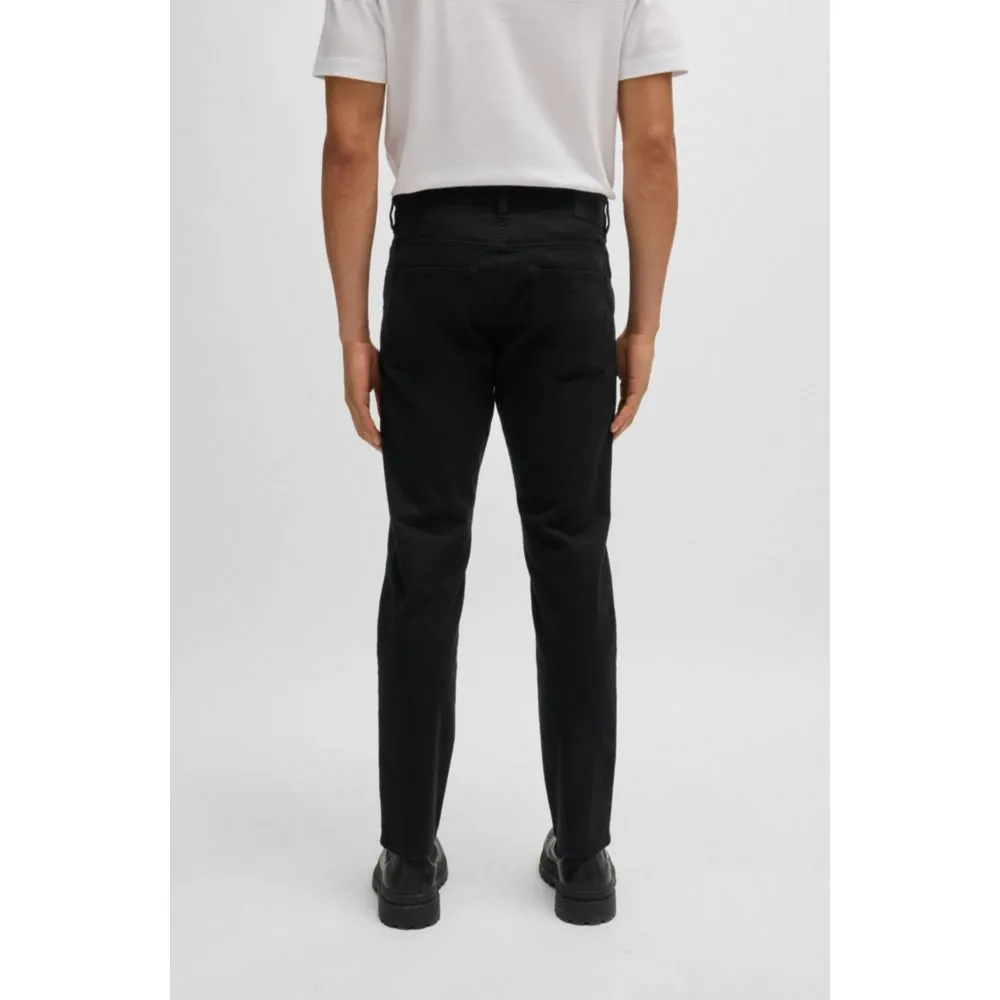 Delaware garment-dyed trousers in stretch-cotton gabardine
